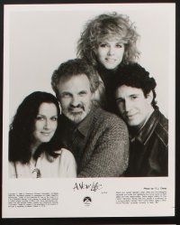 8k818 NEW LIFE presskit '88 star & director Alan Alda, Ann-Margret, Hal Linden, Veronica Hamel!