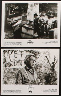 8k849 PET SEMATARY presskit '89 from Stephen King's best selling thriller, Fred Gwynne!
