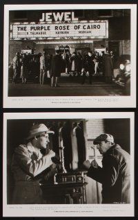 8k861 PURPLE ROSE OF CAIRO presskit '85 Woody Allen, Jeff Daniels, Mia Farrow, Danny Aiello