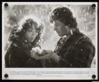 8k930 STARMAN presskit '84 John Carpenter, close-up of alien Jeff Bridges & Karen Allen!