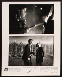8k996 X-FILES presskit '98 David Duchovny, Gillian Anderson, Martin Landau, sci-fi!