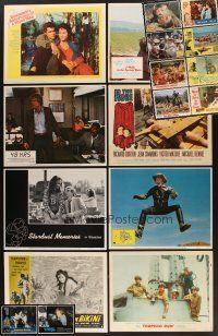 8m009 LOT OF 18 INCOMPLETE LOBBY CARD SETS '52 - '82 from a wide range of years & genres!