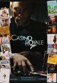 8m032 LOT OF 77 UNFOLDED MINI POSTERS '00 - '11 Casino Royale, Castaway & many more!