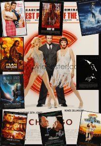 8m046 LOT OF 37 UNFOLDED DOUBLE-SIDED ONE-SHEETS '90 - '06 Chicago, Escape from L.A. & many more!