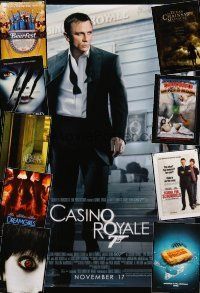 8m047 LOT OF 36 UNFOLDED DOUBLE-SIDED ONE-SHEETS '71 - '07 Casino Royale, Dreamgirls & more!