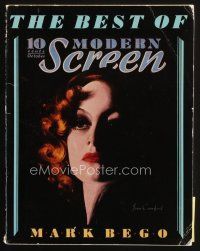 8m198 BEST OF MODERN SCREEN first edition softcover book '86 original articles from the magazine!