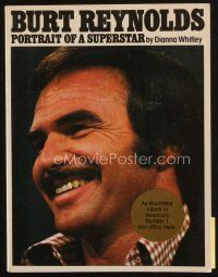 8m199 BURT REYNOLDS: PORTRAIT OF A SUPERSTAR first edition softcover book '79 illustrated tribute!