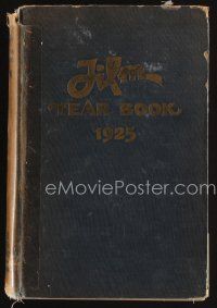 8m174 FILM YEAR BOOK 1925 hardcover book '25 filled with lots of great information!