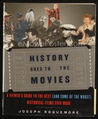 8m207 HISTORY GOES TO THE MOVIES first edition softcover book '99 the best and worst films ever!