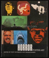 8m212 HORROR POSTER ART 1st edition English softcover '04 incredible color images from best movies!