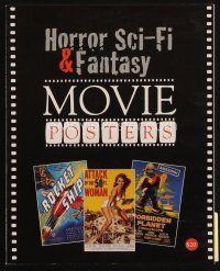 8m213 HORROR SCI-FI & FANTASY MOVIE POSTERS softcover book '99 color images from all decades!