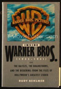 8m214 INSIDE WARNER BROS. 1935-1951 1st edition softcover book '85 behind the scenes at the studio!
