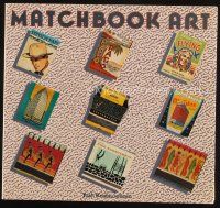 8m217 MATCHBOOK ART first edition Japanese softcover book '90 filled with great full-color artwork!
