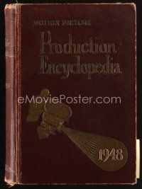 8m191 MOTION PICTURE PRODUCTION ENCYCLOPEDIA hardcover book '48 cool movie reference guide!