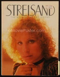 8m226 STREISAND: THE WOMAN & THE LEGEND second edition softcover book '81 filled with great photos!