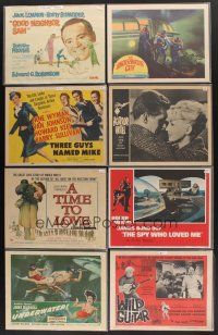 8m005 LOT OF 99 LOBBY CARDS '46 - '84 Spy Who Loved Me, Underwater, Wild Guitar & more!