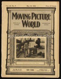 8m055 MOVING PICTURE WORLD exhibitor magazine May 16, 1914 Perils of Pauline, Opium Smugglers!