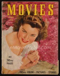 8m139 MODERN MOVIES magazine August 1947 portrait of pretty Esther Williams by Mel Traxel!