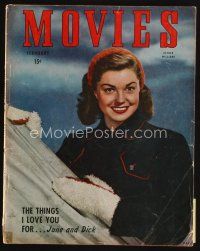 8m133 MODERN MOVIES magazine February 1947 portrait of Esther Williams by Clarence Sinclair Bull!