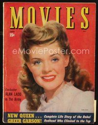 8m131 MODERN MOVIES magazine June 1943 Alice Faye to be seen in The Girls He Left Behind!
