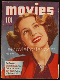 8m121 MODERN MOVIES magazine November 1940 portrait of pretty Norma Shearer starring in Escape!