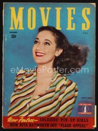 8m125 MODERN MOVIES magazine November 1942 sexy Dorothy Lamour in MGM's Road to Morrocco!