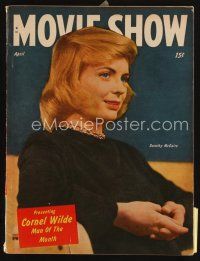 8m149 MOVIE SHOW magazine April 1946 portrait of Dorothy McGuire starring in The Spiral Staircase!