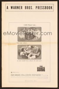 8m349 BALLAD OF CABLE HOGUE pressbook '70 Sam Peckinpah, Jason Robards & sexy Stella Stevens!