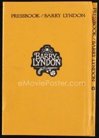8m350 BARRY LYNDON pressbook '75 Stanley Kubrick, Ryan O'Neal, historical romantic war melodrama!