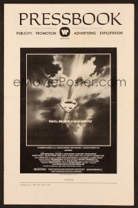 8m438 SUPERMAN pressbook '78 comic book hero Christopher Reeve, classic!