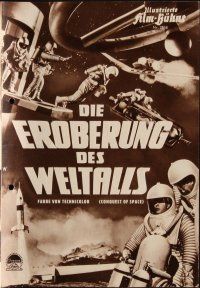 8m239 CONQUEST OF SPACE German program '55 George Pal sci-fi, cool different sci-fi images!