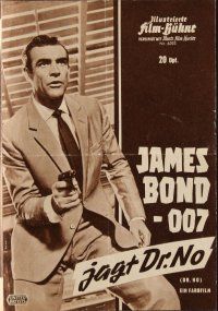 8m245 DR. NO German program '63 different images of Sean Connery as James Bond & Ursula Andress!