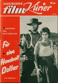8m249 FISTFUL OF DOLLARS German program '65 Sergio Leone, Clint Eastwood, different images!