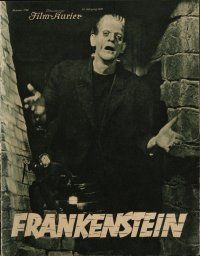 8m250 FRANKENSTEIN German program '32 great different images of Boris Karloff as the monster!