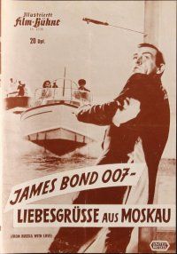 8m251 FROM RUSSIA WITH LOVE German program '64 different images of Sean Connery as James Bond!