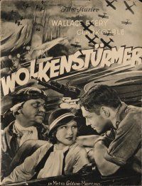 8m254 HELL DIVERS German program '32 different images of pilots Clark Gable & Wallace Beery!