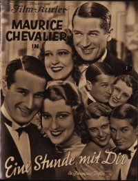 8m274 ONE HOUR WITH YOU German program '32 Maurice Chevalier, Jeanette MacDonald, Cukor & Lubitsch