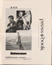 8m363 DELIVERANCE pressbook '72 Jon Voight, Burt Reynolds, Ned Beatty, John Boorman classic!