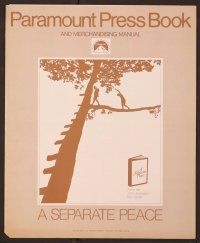 8m424 SEPARATE PEACE pressbook '72 John Knowles classic, cool image of children in tree!
