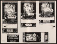 8p138 EMPIRE STRIKES BACK ad slick R1997 they're back on the big screen!