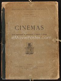 8p540 CINEMAS French hardcover book '20s contains photos & floor plans for Fox theaters!