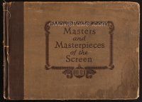 8p104 MASTERS & MASTERPIECES OF THE SCREEN hardcover book '27 Lost World, Chaplin, it's amazing!