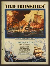 8p012 OLD IRONSIDES campaign book pages '26 Wallace Beery, Esther Ralston, directed by James Cruze!