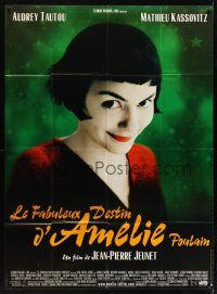 8p559 AMELIE French 1p '01 Jean-Pierre Jeunet, great close up of Audrey Tautou by Laurent Lufroy!