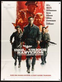 8p606 INGLOURIOUS BASTERDS French 1p '09 Quentin Tarantino, Nazi-killer Brad Pitt!