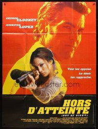 8p632 OUT OF SIGHT DS French 1p '98 Steven Soderbergh, George Clooney, Jennifer Lopez