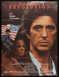 8p638 REVOLUTION French 1p '85 Al Pacino, Nastassja Kinski, set in 1776, directed by Hugh Hudson!