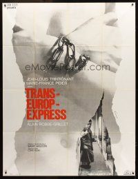 8p659 TRANS-EUROP-EXPRESS French 1p '68 Jean-Louis Trintignant, Marie-France Pisier, sexy image!