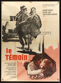 8p664 WITNESS French 1p '69 Belgian crime thriller directed by Anne Walter!