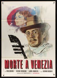 8p363 DEATH IN VENICE Italian 1p R70s Luchino Visconti's Morte a Venezia, Bogarde, Silvana Mangano